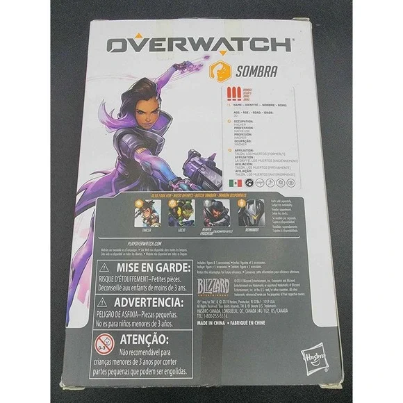 OVERWATCH ULTIMATE CORE SOMBRA ACTION FIGURE - Picture 4 of 4